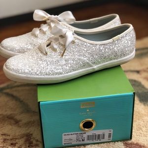 keds x kate spade new york glitter sneakers